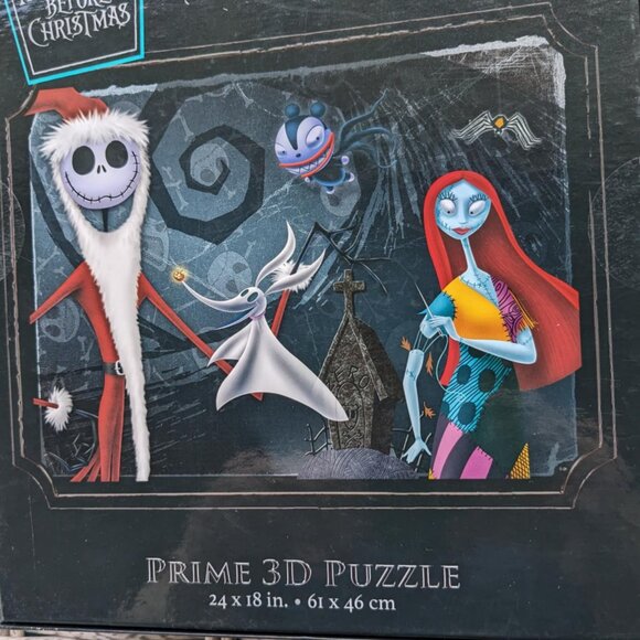Perfect Gift! Disney Tim Burton's The Nightmare Before Christmas 3D Puzzle 500p - Picture 5 of 9